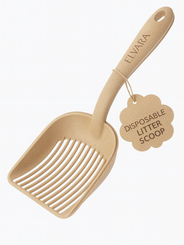 Elvara Premium Disposable Bamboo Litter Scoop 